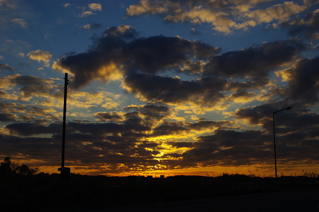 夕方　* K-m * IMGP5230