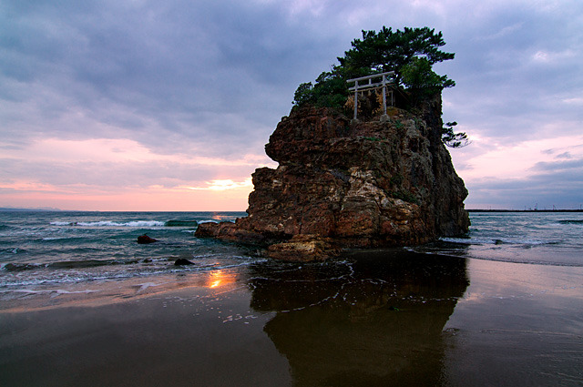 稲佐ヶ浜の黄昏