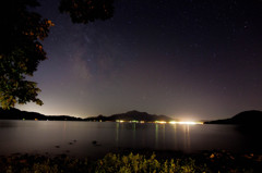 洞爺湖と星