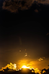 夕日