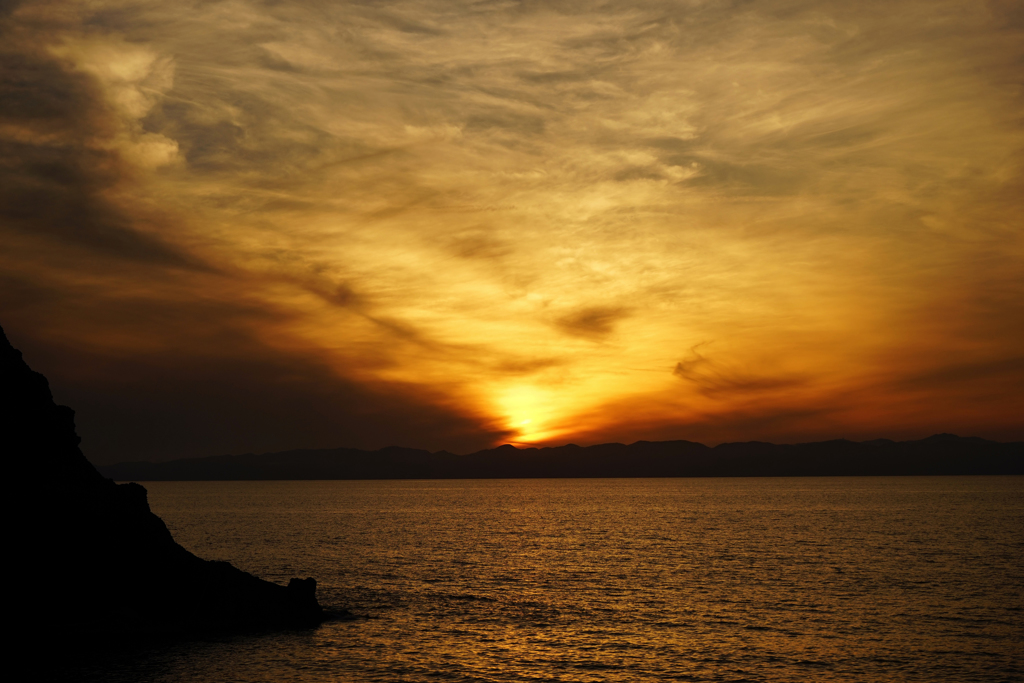 日本海　14（サブタイトル・・佐渡に消える夕陽）