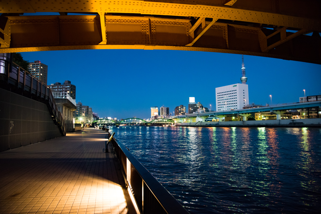 隅田川夕景