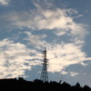 Autumn clouds in the evening