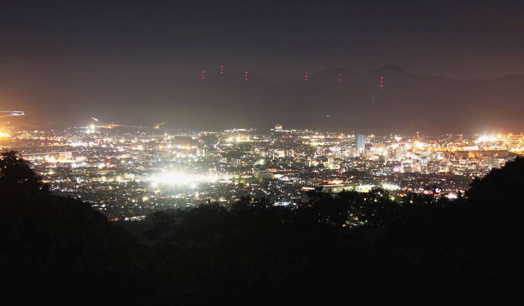 日本平からの夜景・港町の暮らし