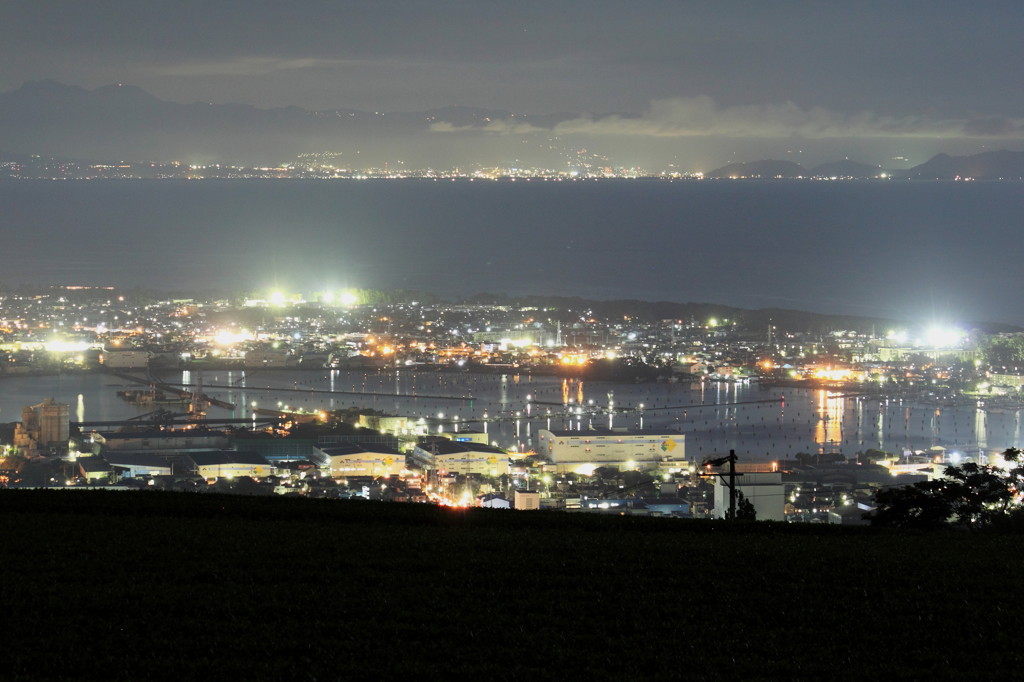 日本平からの夜景・眠らない港