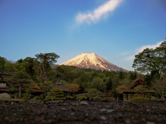 富士のお山が毎日見てる！