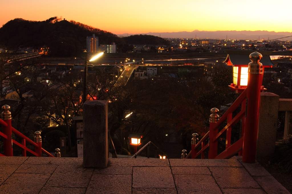 織姫神社から望む