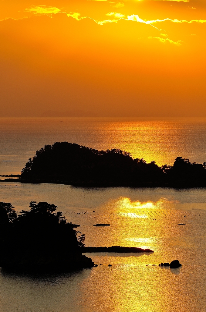 船越展望台からの夕景