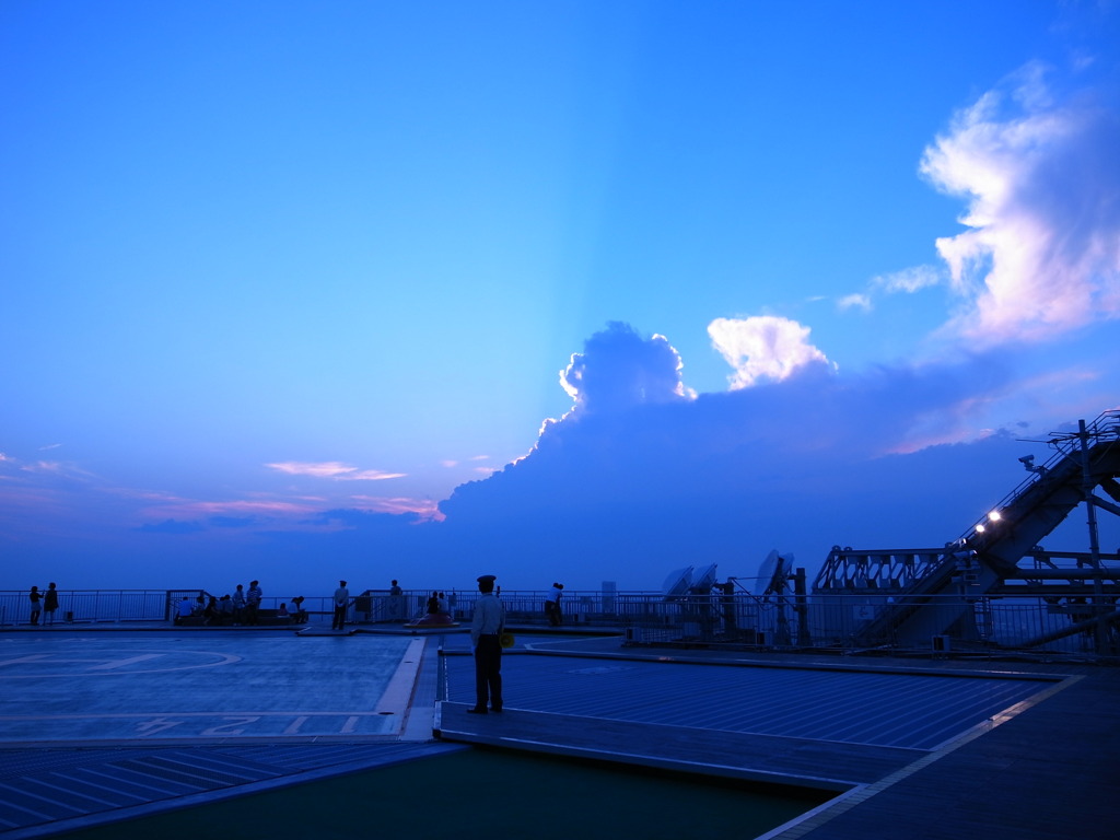 東京シティビューからの夕陽