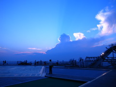 東京シティビューからの夕陽