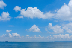 海と夏空