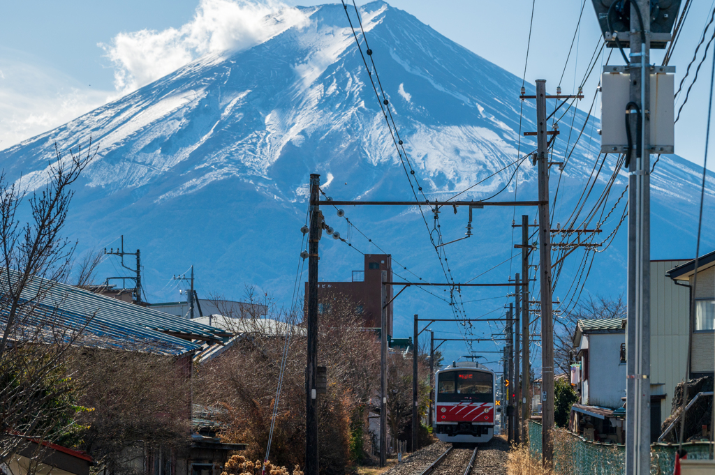 富士急行のある風景