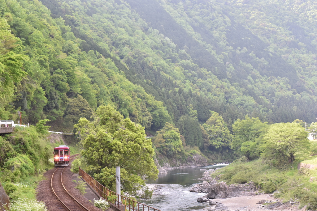 山間列車