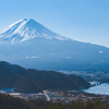 富士と河口湖