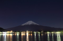 湖畔の富士ナイトバージョン