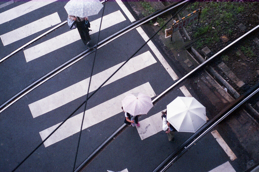 In the rain