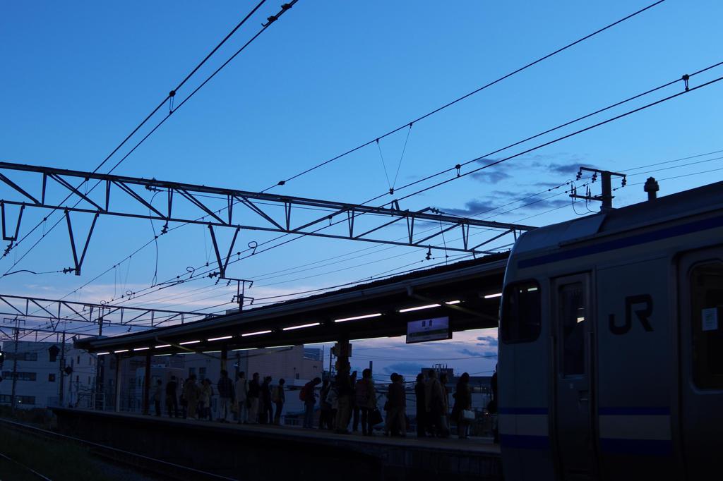 夕暮れ