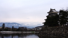 北アルプスを臨む