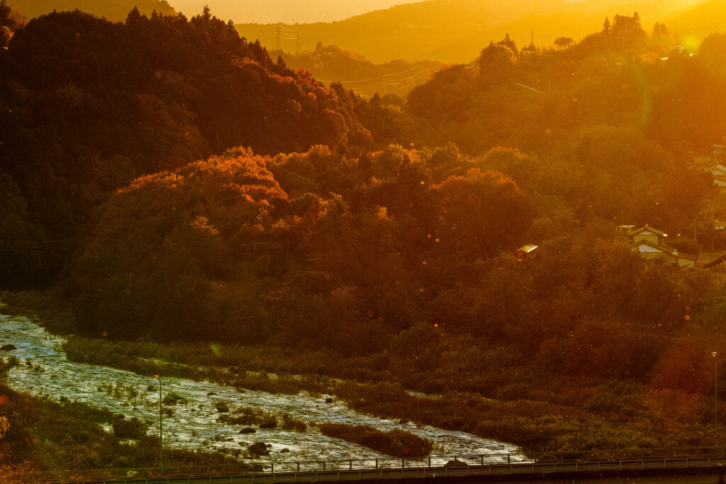 わたらせ黄昏れ