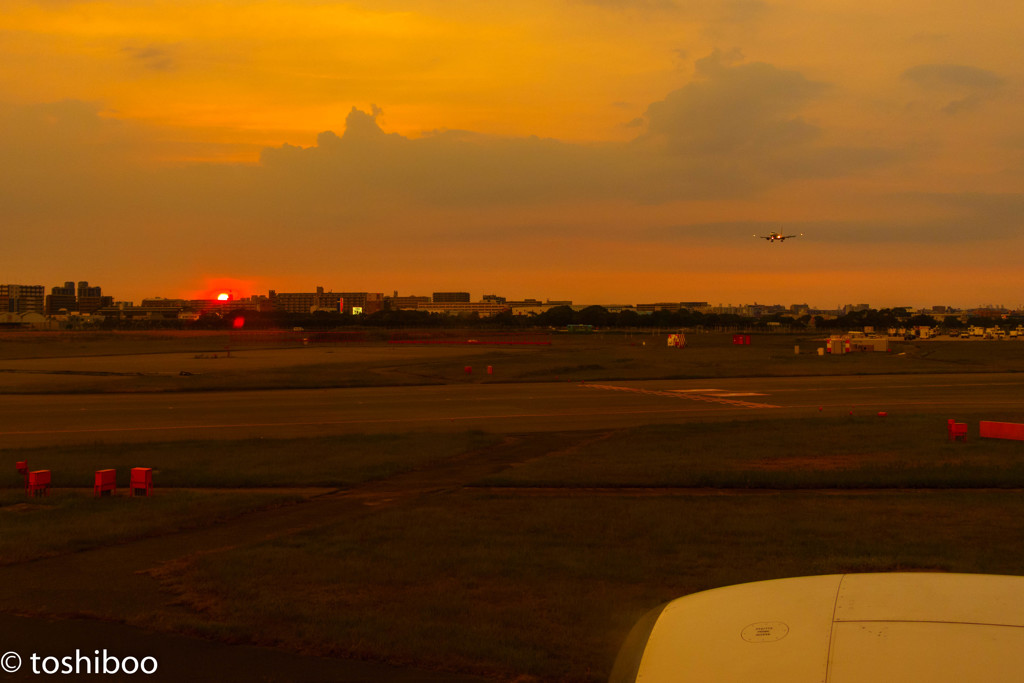 Sunset landing