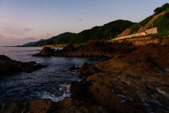 いなほの夕陽
