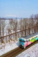 大沼を往く