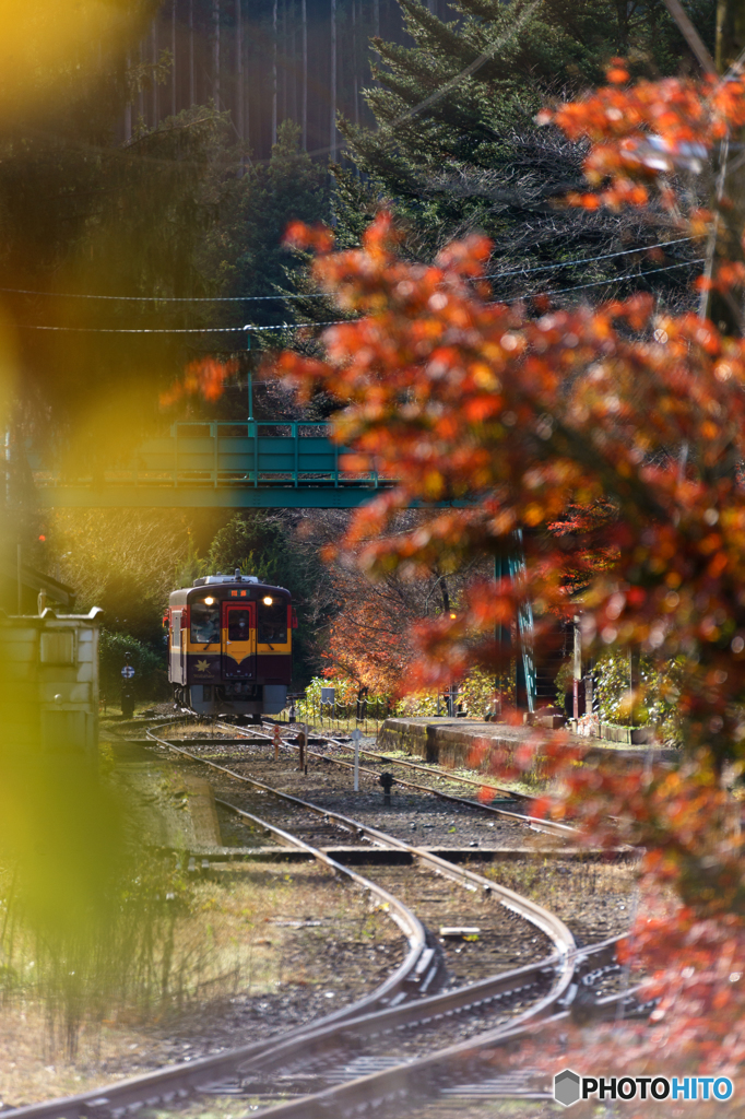 錦秋駅に到着