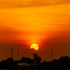 落日