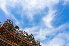 夏空に龍が舞う