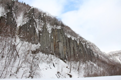 北海道天人峡岩肌5