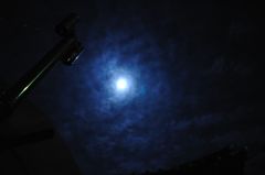 夜空を見上げて