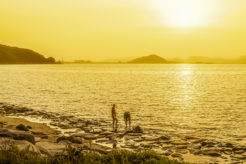 ５月１日の夕暮れ