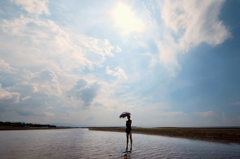 この夏一番静かな海