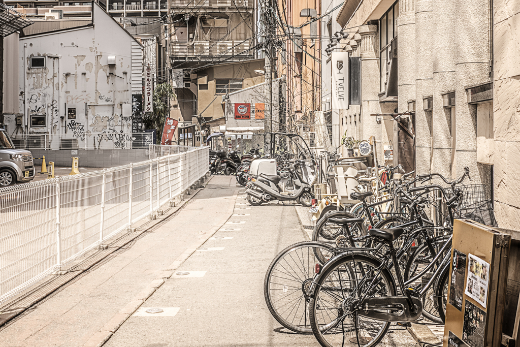 静かな路地裏