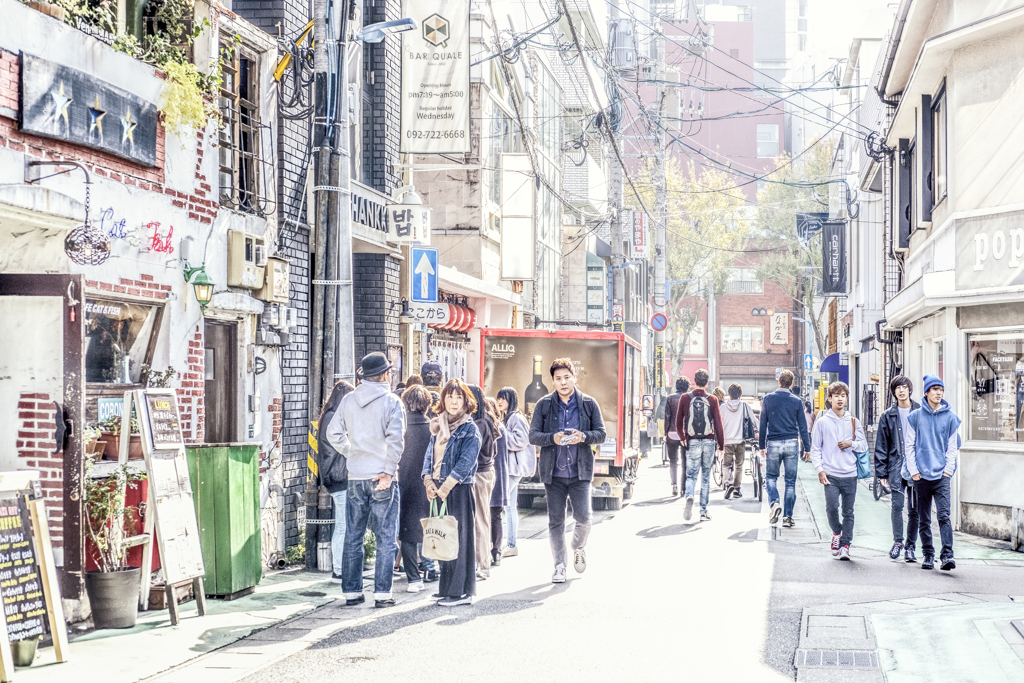 11月の大名街角