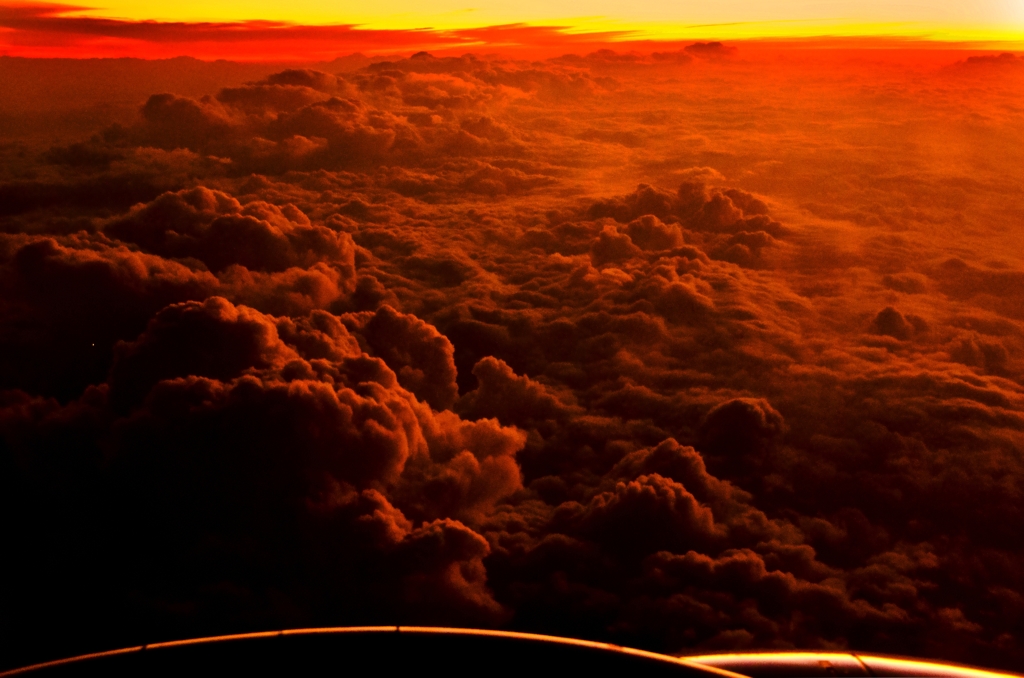 天空の夕映え