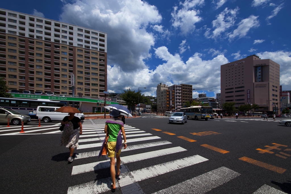 暑いトタン屋根の様な歩道（2012MEMORIES）