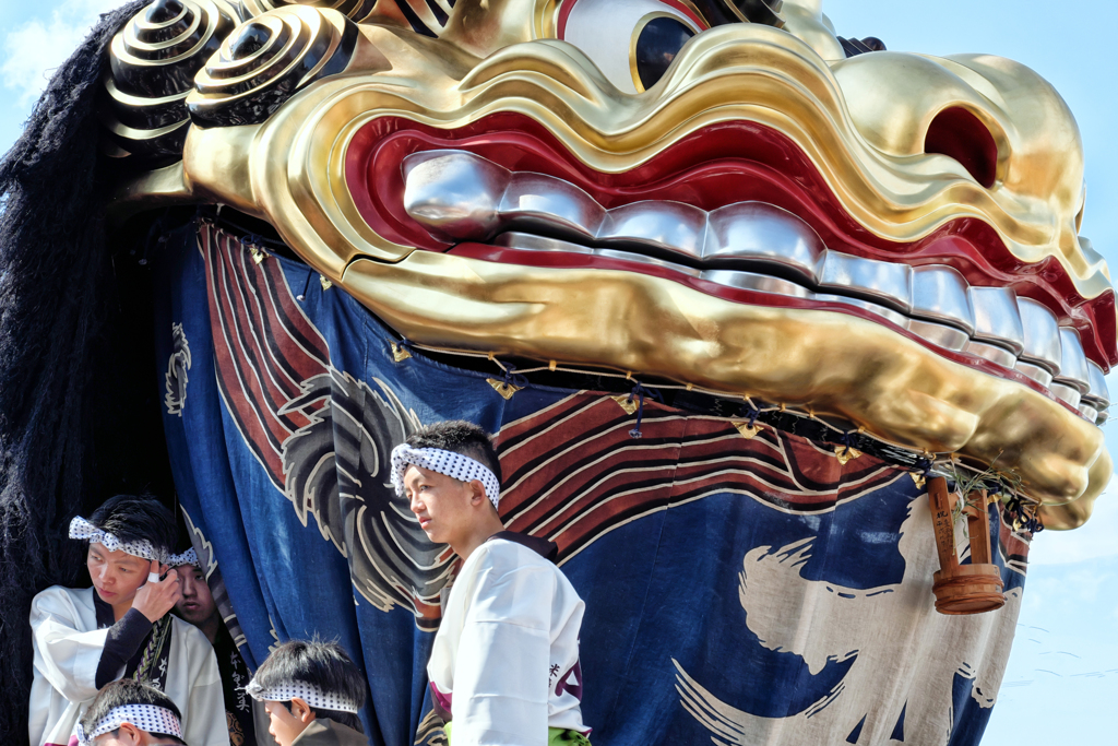 金獅子と若者達