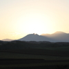 十勝連山からの日の出