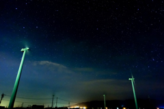 Windmill and Shooting Star