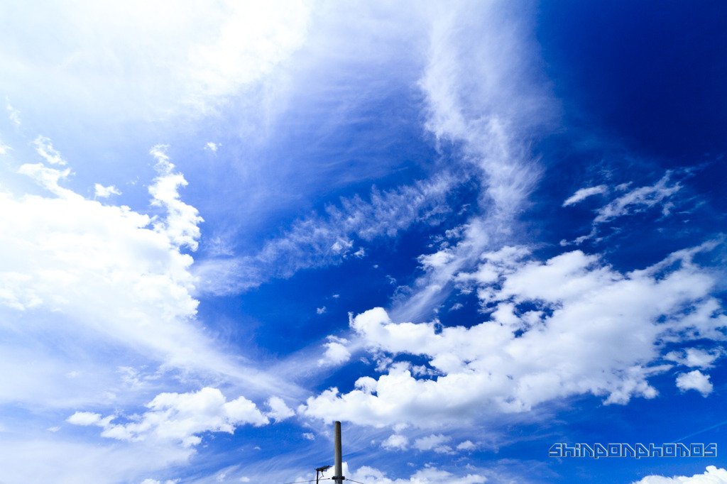 青空と雲