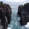 溶岩岩石海岸