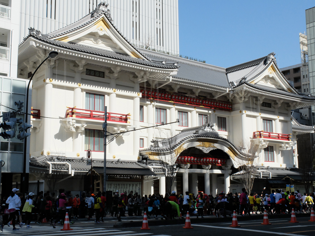 新生歌舞伎座＆東京マラソン