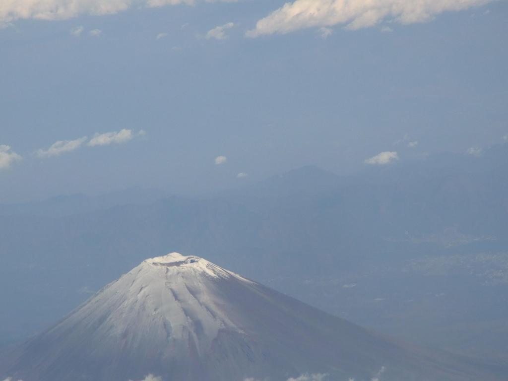 飛行機から
