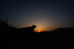 吉里吉里海岸の日の出