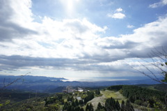 箱根から見た駿河湾