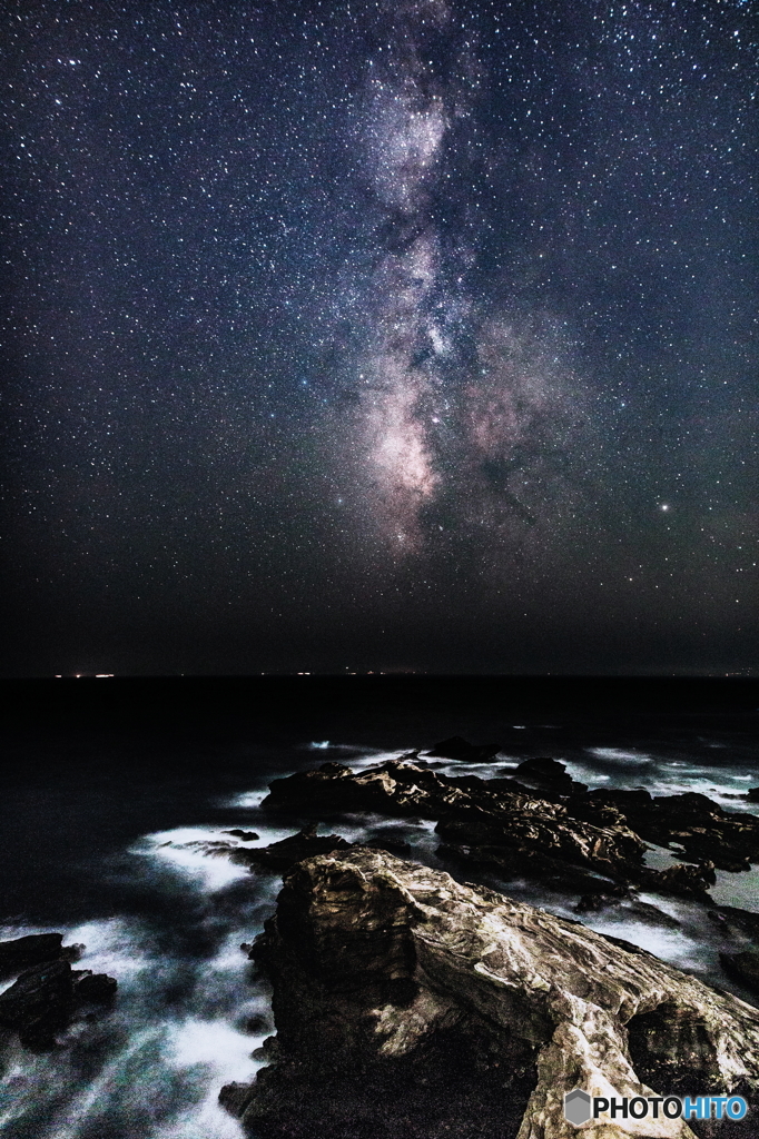 海辺の風景のある惑星