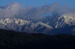 今朝いた山