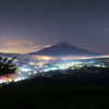 山中湖にヴェールが舞い降りた夜