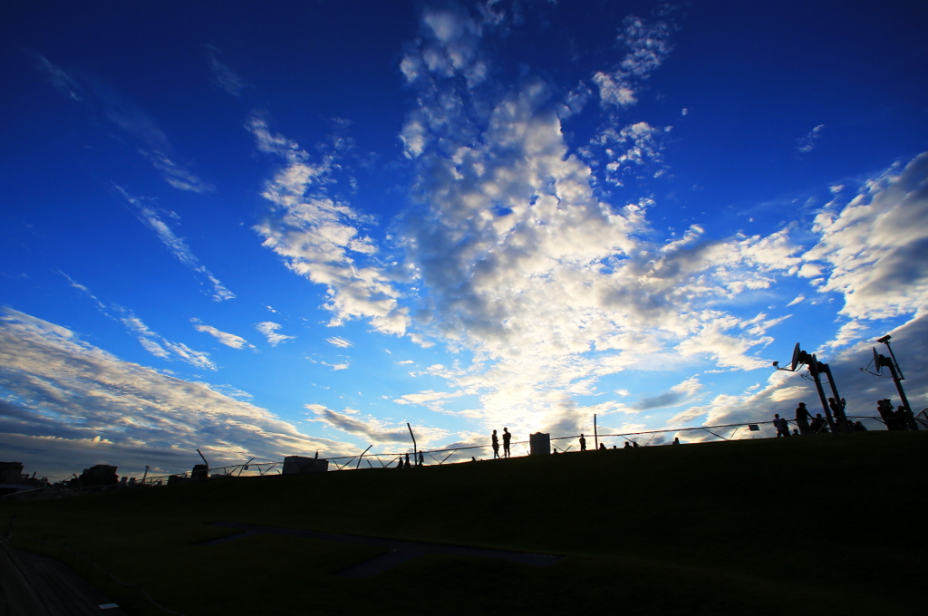 鯨ノ背中ノ上ノ雲